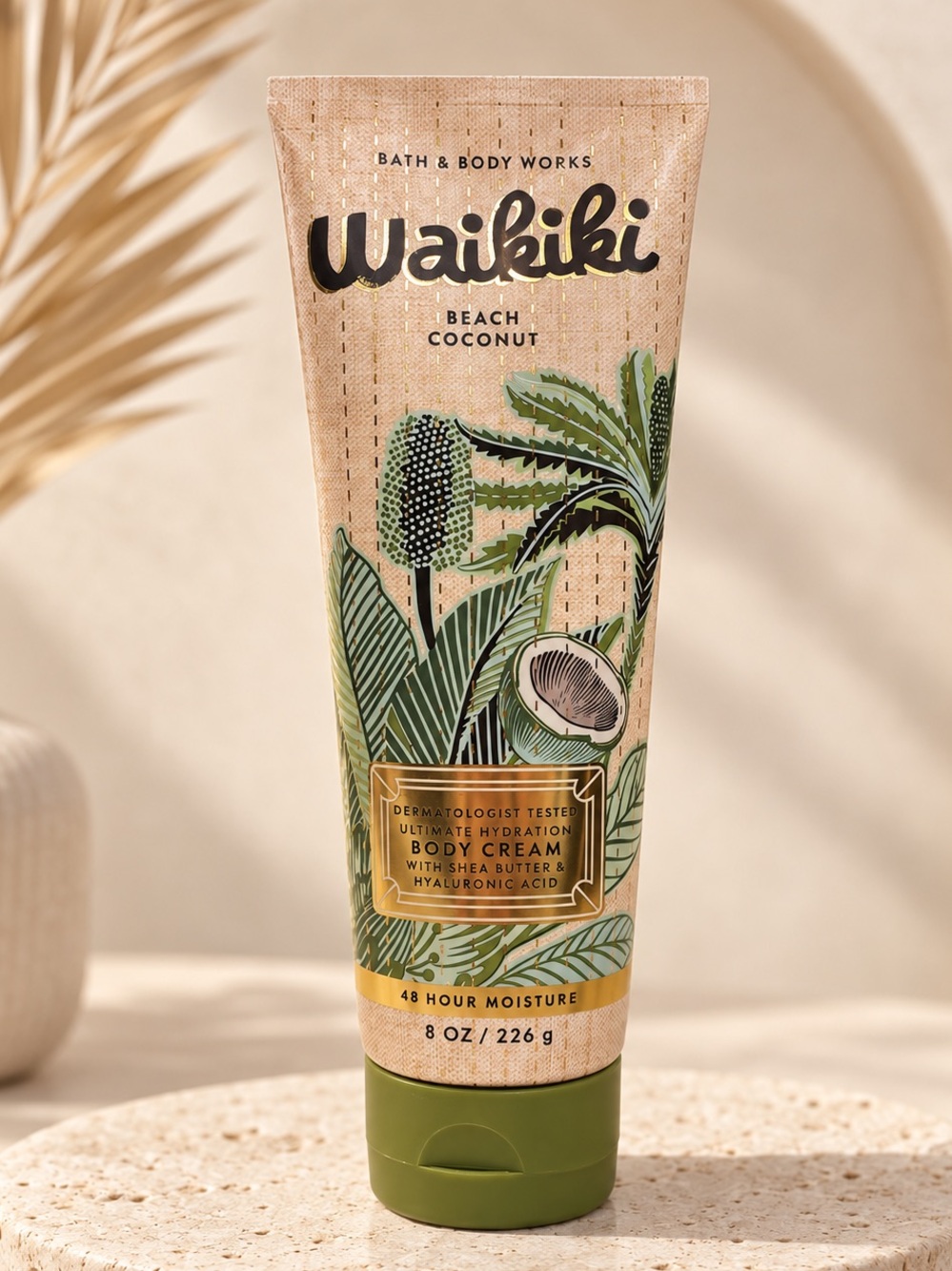 Bath & Body Works Waikiki Beach Coconut Ultimate Hydration Body Cream 8 oz